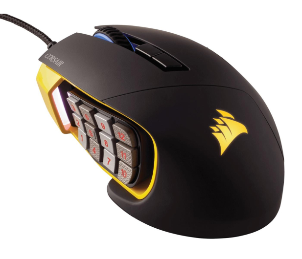 Corsair Scimitar PRO (RGB, czarno-żółta) - 343844 - zdjęcie 2